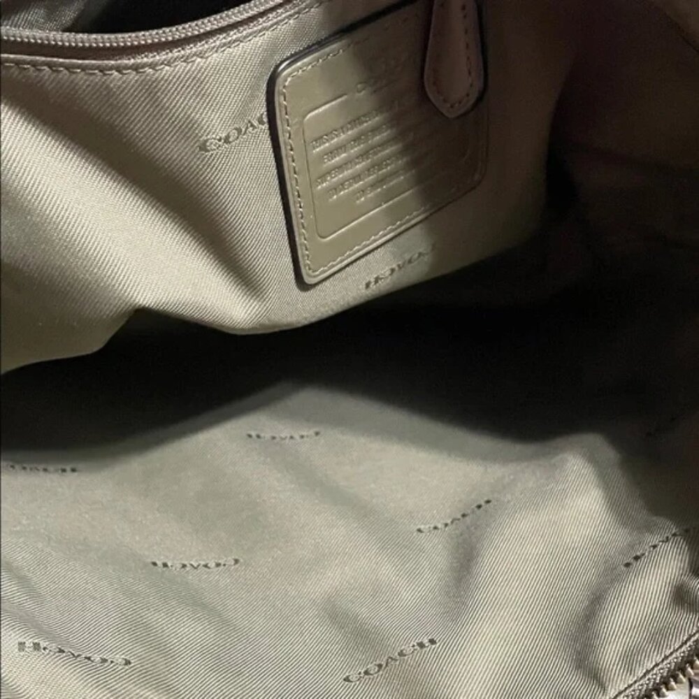 PRAIRIE SATCHEL (COACH F56818) Sage Green/DARK GUNMETAL EUC - Picture 11 of 16